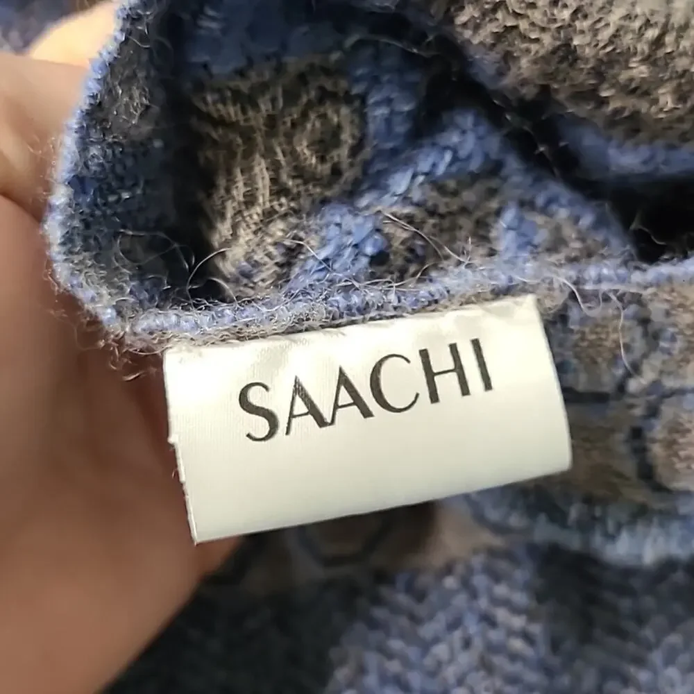 SAACHI wool blend scarf/wrap